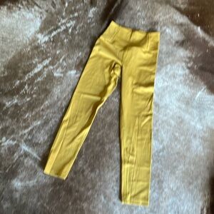 Girl friend collective Leggings Chartreuse. XS